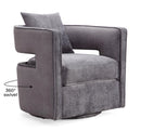 Kennedy Grey Swivel Chair - UK