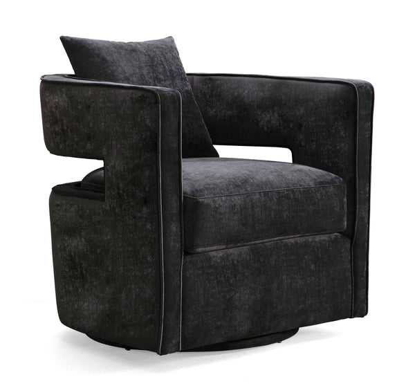 Kennedy Black Swivel Chair - UK