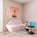 Lips Blush Velvet Settee
