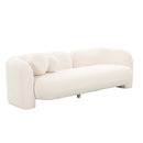 Amelie Cream Faux Fur Sofa - UK