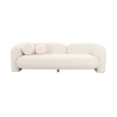Amelie Cream Faux Fur Sofa - UK