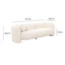 Amelie Cream Faux Fur Sofa - UK