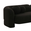 Amelie Black Faux Fur Sofa - UK