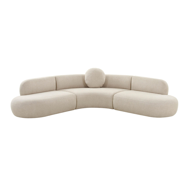 Broohah Beige Linen Sectional - UK