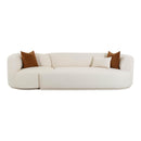 Fickle Cream Boucle 2-Piece Modular RAF Sofa - UK