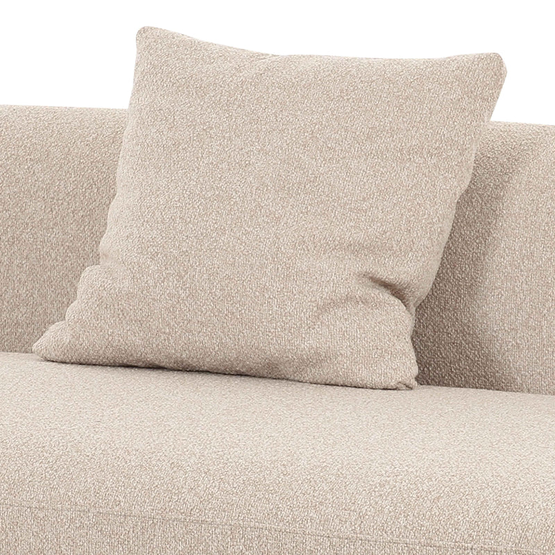 Sylvie Cream Boucle Armless 2-seater