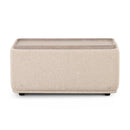 Sylvie Cream Boucle Ottoman Table