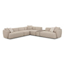 Sylvie Cream Boucle 6-Piece Large Sectional