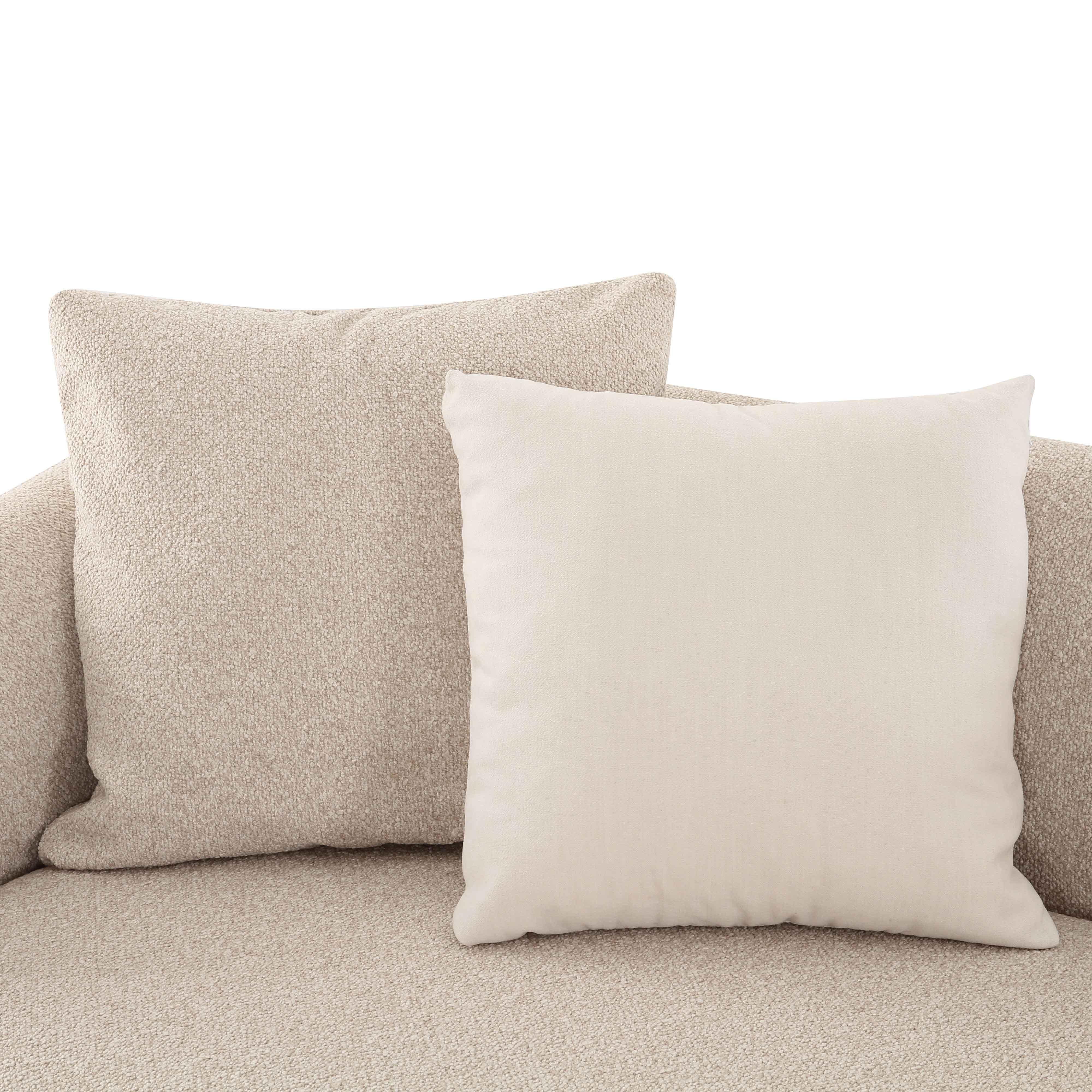 Sylvie Cream Boucle 6-Piece Large Sectional