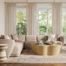 Sylvie Cream Boucle 4-Piece Sectional