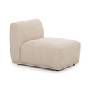 Sylvie Cream Boucle Armless 1-Seater