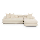 Lulu Cream Boucle Modular RAF Sectional