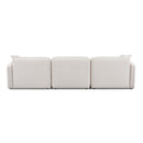 Travie White Sand Performance Corduroy Velvet Modular Sofa