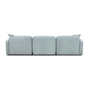 Travie Sea Foam Performance Corduroy Velvet Modular Sofa
