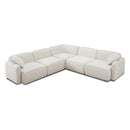 Travie Sand Upcycled Linen Modular L-Sectional