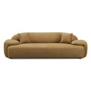 Allegra Cafe Au Lait Performance Velvet Sofa