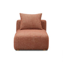 Hangover Sedona Red Textured Fabric Modular Armless Chair