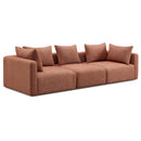 Hangover Sedona Red Textured Fabric Sofa
