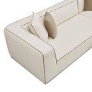 Tristine Cream Linen LAF Sectional