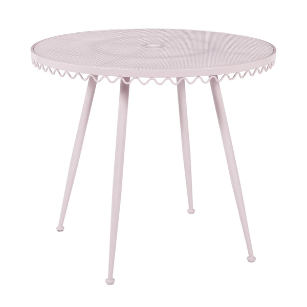 Erica Pink Wrought Iron Outdoor Cafe Table