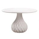 Tulum Ivory Concrete Dining Table - UK