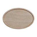 Eclipse Textured Faux Travertine Indoor / Outdoor Side Table