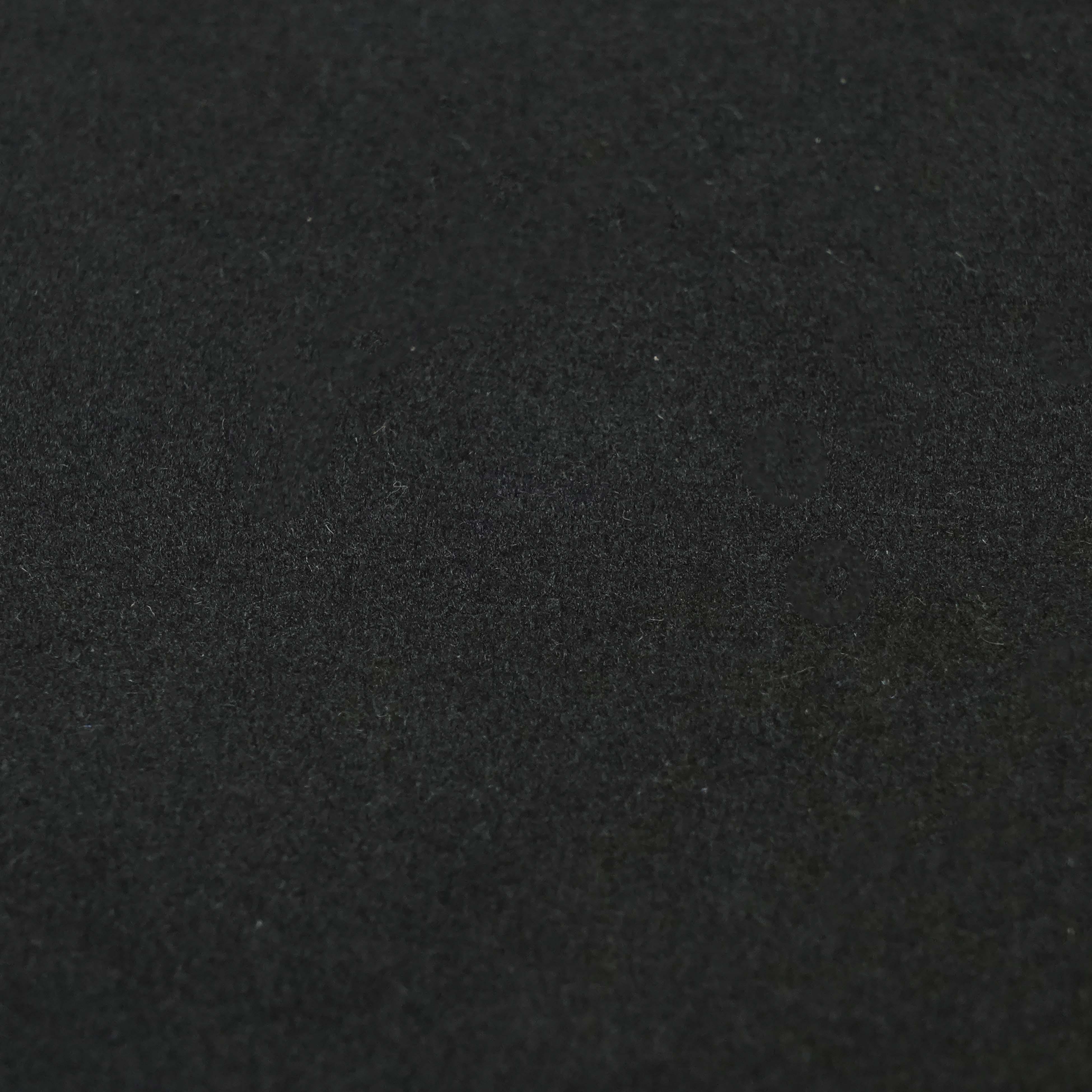 Kaylee Black Velvet Ottoman