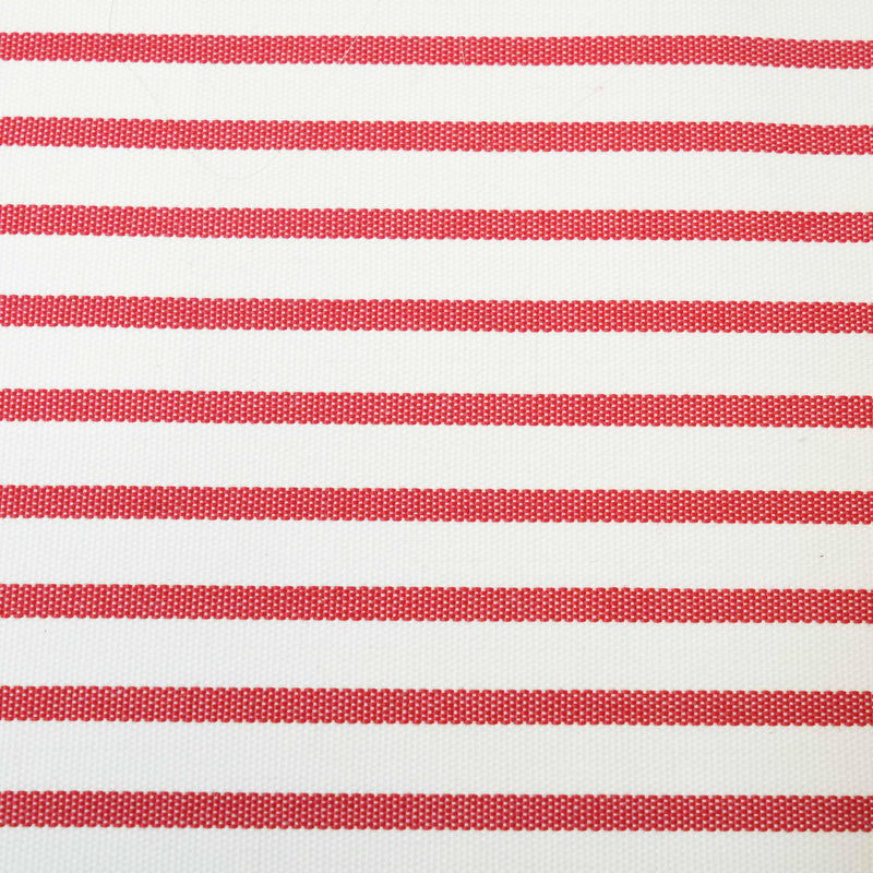 Saint Tropez Pearl and Red Striped Stuffed Outdoor Armchair