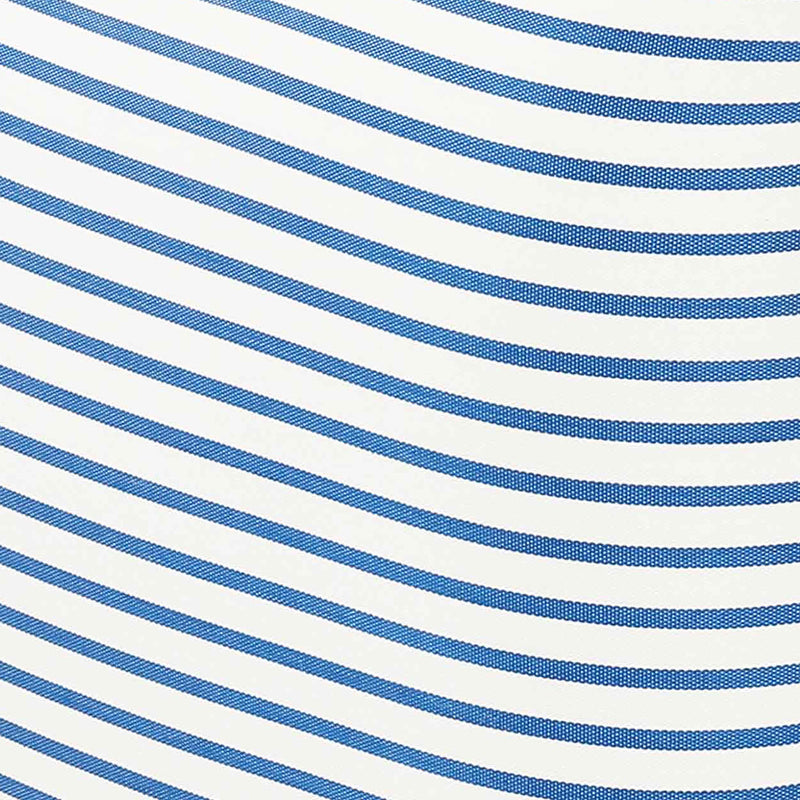 Saint Tropez Pearl and Blue Striped Stuffed Outdoor Armchair - UK