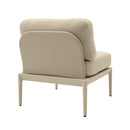 Kapri Taupe Modular Outdoor Armless Chair