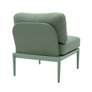 Kapri Moss Green Modular Outdoor Armless Chair