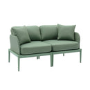 Kapri Moss Green Modular Outdoor Loveseat