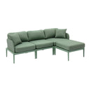 Kapri Moss Green Modular Outdoor Sectional
