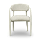 Annika Cream Textured Outdoor Dining Arm Chair