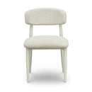 Annika Cream Textured Outdoor Dining Side Chair