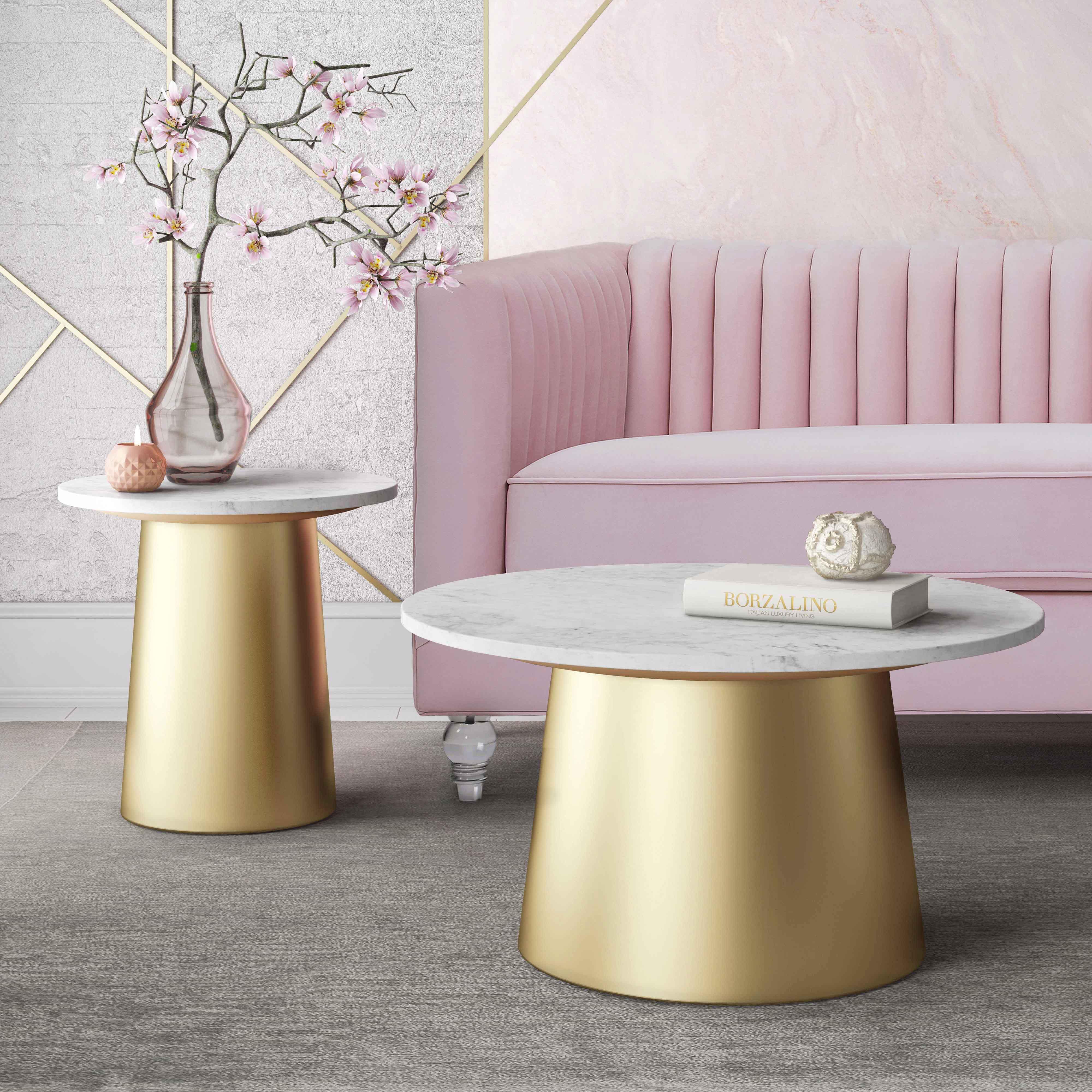 Bleeker Marble Side Table - UK