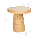 Felicia Tall Lilypad Side Table