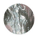 Rue Grey and Blush Marble Side Table - UK