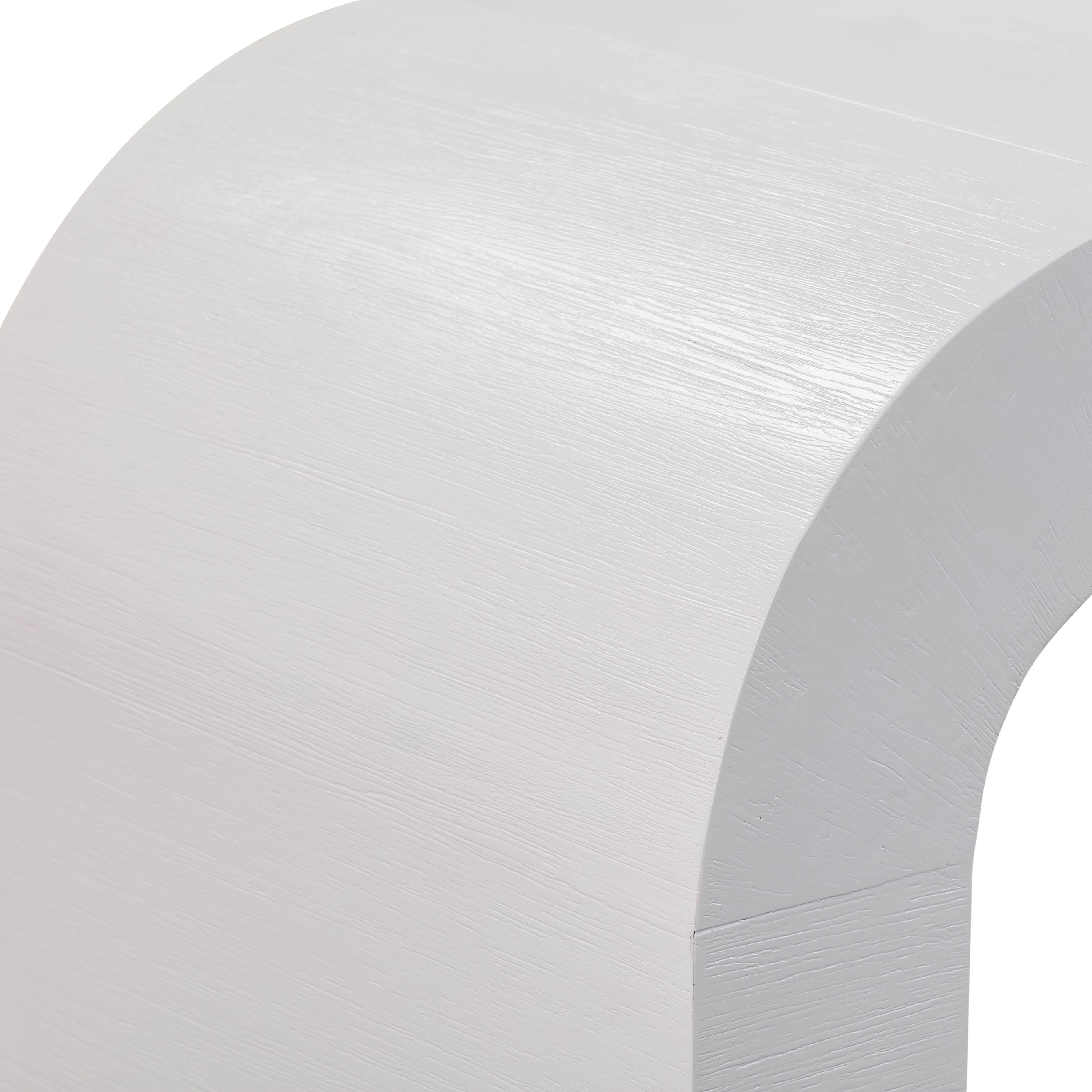 Hump White Console Table - UK