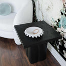 Kayla Black Concrete Side Table