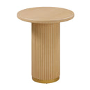 Chelsea Natural Oak Wood Entry Table - UK