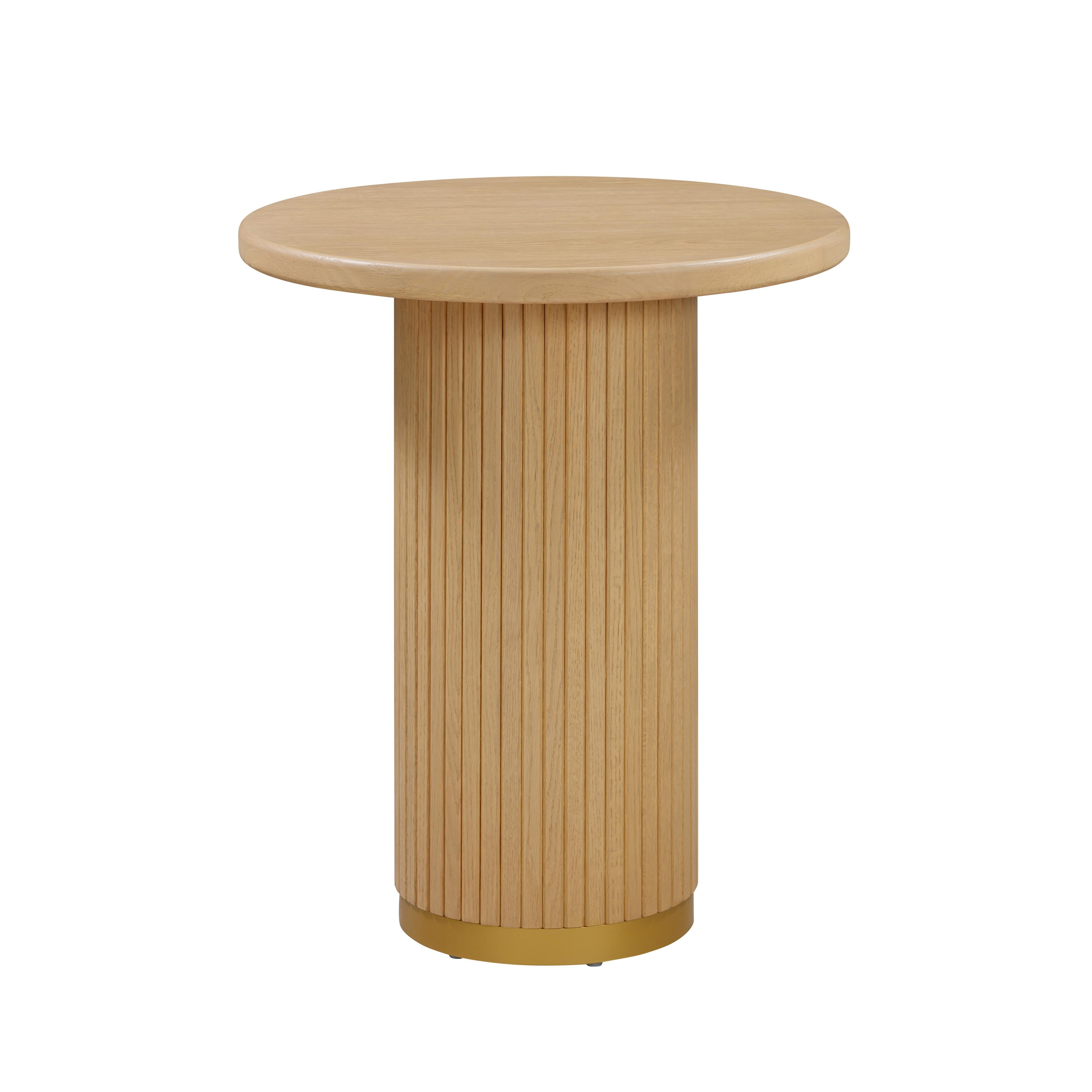 Chelsea Natural Oak Wood Entry Table - UK