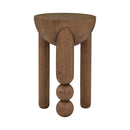Morse Cognac Wooden Accent Table - UK