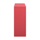 Suzie Coral Pink & Rattan Console Table