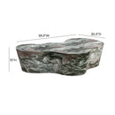 Slab Grey/Blush Faux Marble Coffee Table - UK