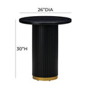 Chelsea Black Oak Entry Table