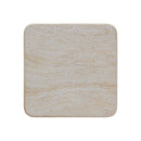 Brut Travertine & Breccia Concrete Indoor / Outdoor Side Table