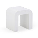 Hump White Side Table
