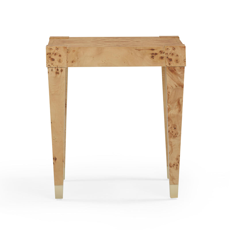 Brandyss Honey Burl End Table