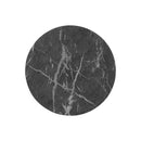 Charra Black Faux Marble Indoor/Outdoor Side Table